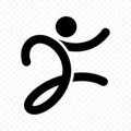 今年会品牌标志，橙色与深蓝色组合的官方Logo